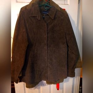 100% Leather Shirt/Jacket